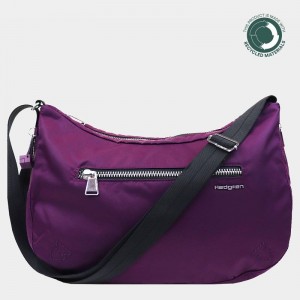 Women's Hedgren Ann Crossbody Bags Purple | DHG5875KW