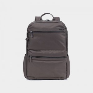 Women's Hedgren Ava Backpacks Grey Brown | GKQ3350YB