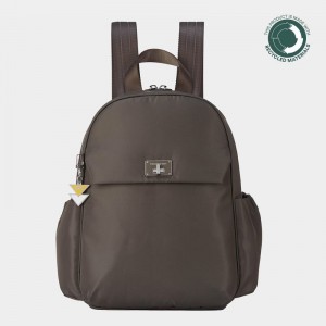 Women's Hedgren Balanced Backpacks Grey Brown | FLH5116TS