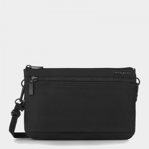 Women's Hedgren Emma Crossbody Bags Black | OZW3976DQ