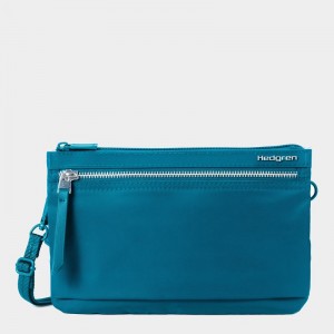 Women's Hedgren Emma Crossbody Bags Blue | NAU2162QS