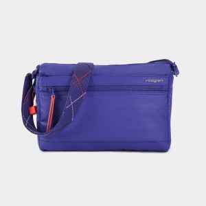 Women's Hedgren Eye Medium Shoulder Bags Royal Blue | CFJ6139CQ