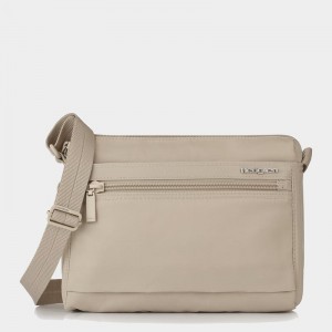 Women's Hedgren Eye Shoulder Bags Beige | WIJ5440SA