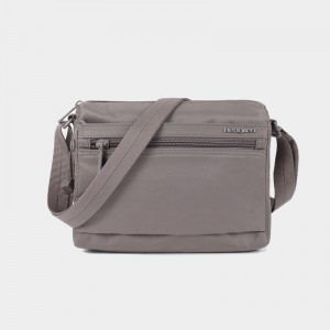 Women's Hedgren Eye Shoulder Bags Grey Brown | QOM5764LI