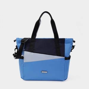 Women's Hedgren Galactic Tote Bags Blue | NFW3863AA