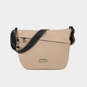 Women's Hedgren Gravity Crossbody Bags Grey Beige | DFV5239RW