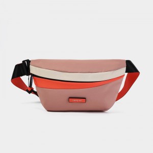 Women's Hedgren Halo Belt Bags Pink Orange | HKI4474SK