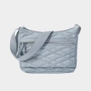 Women's Hedgren Harpers Crossbody Bags Light Blue | BCF7667IP