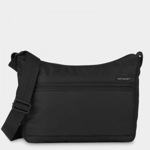 Women's Hedgren Harper's Rfid Shoulder Bags Black | HBI4855DP