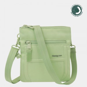 Women's Hedgren Helm Crossbody Bags Light Green | ILE1042QU