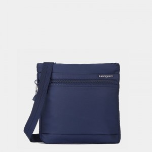 Women's Hedgren Leonce Shoulder Bags Dark Blue | JCU841IS