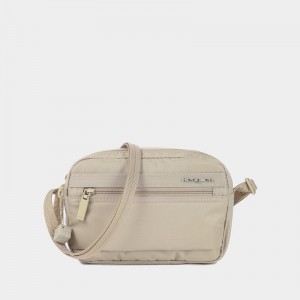 Women's Hedgren Maia Crossbody Bags Beige | FHA6759FM