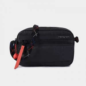 Women's Hedgren Maia Crossbody Bags Black Coral | QBU949NF