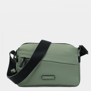 Women's Hedgren Neutron Small Crossbody Bags Green | GNC7853DU