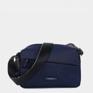 Women's Hedgren Neutron Small Crossbody Bags Navy | MPH2032RB