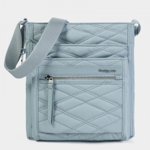 Women's Hedgren Orva Crossbody Bags Light Blue | FGS8715SC