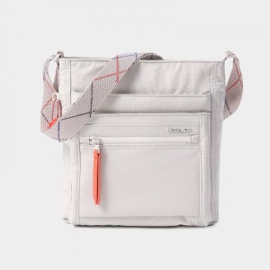 Women's Hedgren Orva Crossbody Bags White Grey | ASM922QN