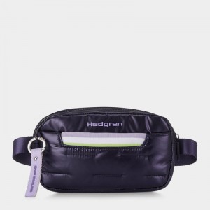 Women's Hedgren Snug Belt Bags Purple Deep Blue | RMI8350TW