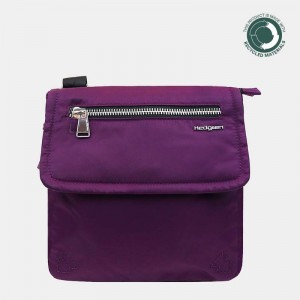 Women's Hedgren Victoria Sustainably Made Crossbody Bags Purple | VLP1763WQ