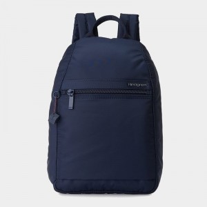 Women's Hedgren Vogue Backpacks Dark Blue | MQJ2694NM