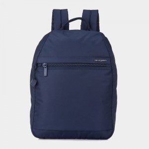 Women's Hedgren Vogue Large Backpacks Dark Blue | IIL3942PS