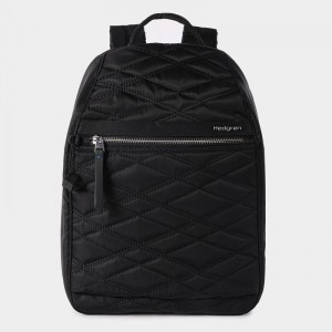 Women's Hedgren Vogue Large Rfid Backpacks Black | UGV868BY