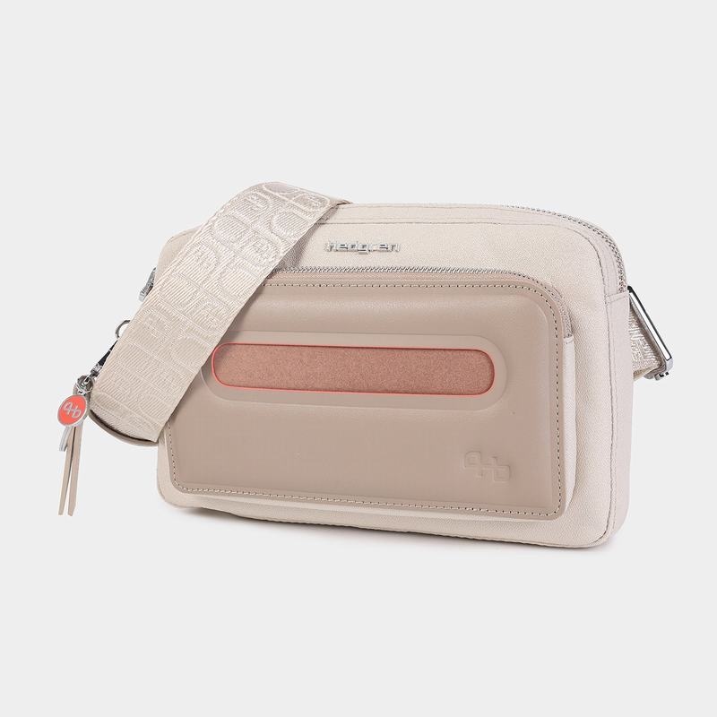 Women's Hedgren Americano Belt Bags Beige | QPE3189NS