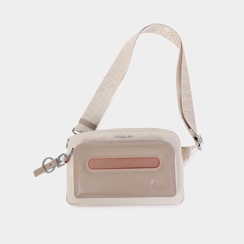 Women's Hedgren Americano Belt Bags Beige | QPE3189NS