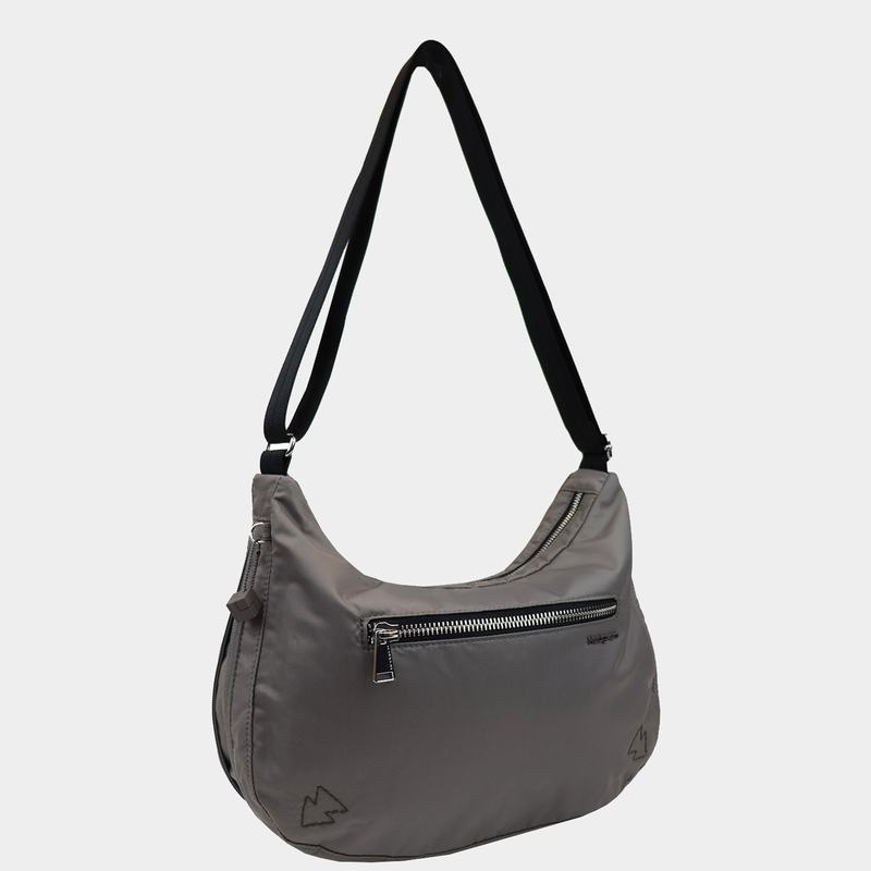 Women's Hedgren Ann Crossbody Bags Grey Brown | GHY9643WV