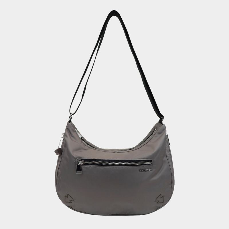 Women's Hedgren Ann Crossbody Bags Grey Brown | GHY9643WV