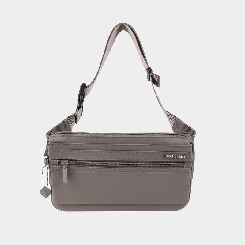 Women's Hedgren Asarum Belt Bags Grey Brown | GOM9393TV