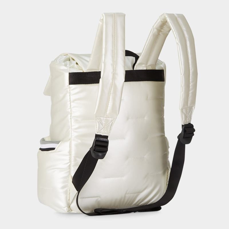 Women's Hedgren Billowy Backpacks White | TAH4916HP