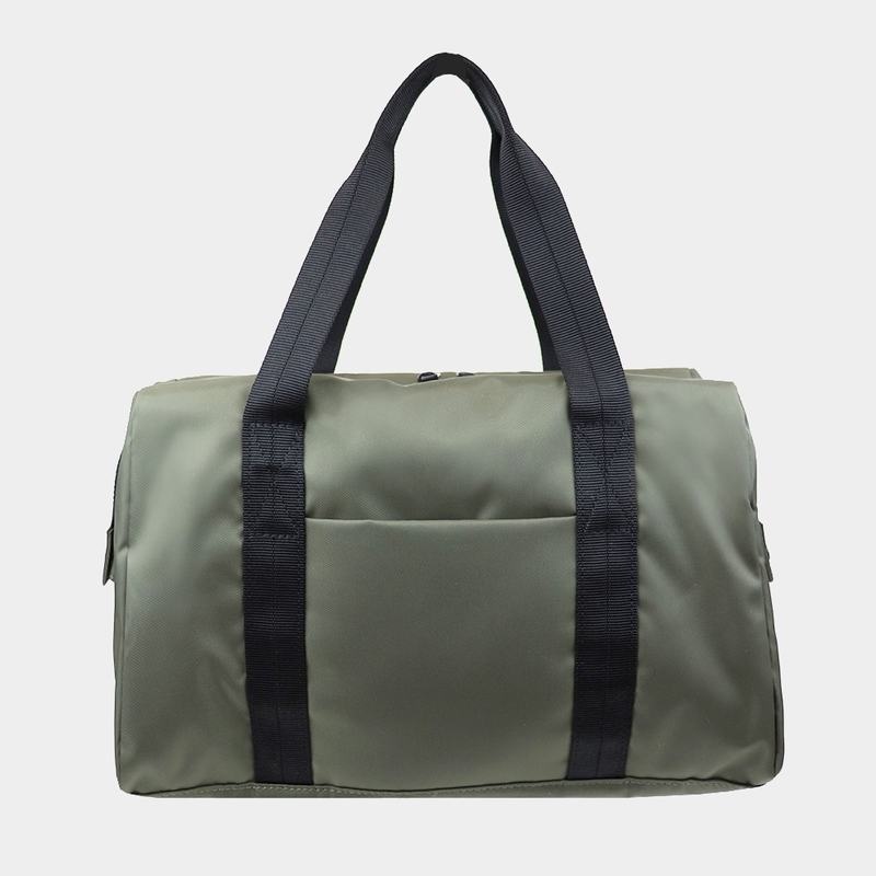 Women's Hedgren Bound Sustainably Made Duffle Bags Dark Green | AHC188JI