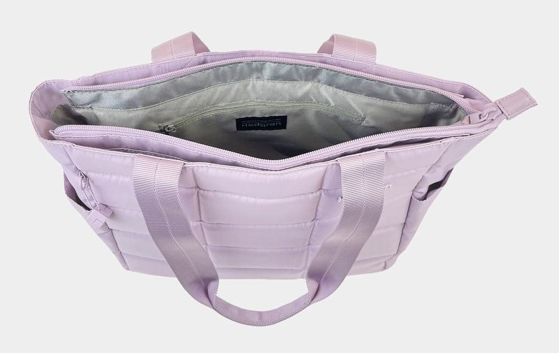 Women's Hedgren Camden Tote Bags Light Purple | MEW8087BF