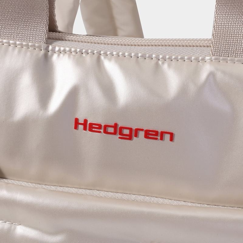 Women's Hedgren Comfy Backpacks Beige | JAB534MK