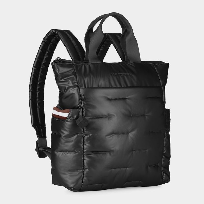 Women's Hedgren Comfy Backpacks Black | MLF2030CX