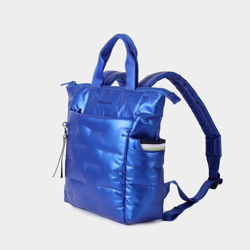 Women's Hedgren Comfy Backpacks Blue | SEM4254AK