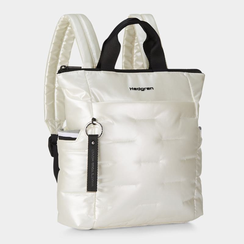 Women's Hedgren Comfy Backpacks White | NVD7441DK