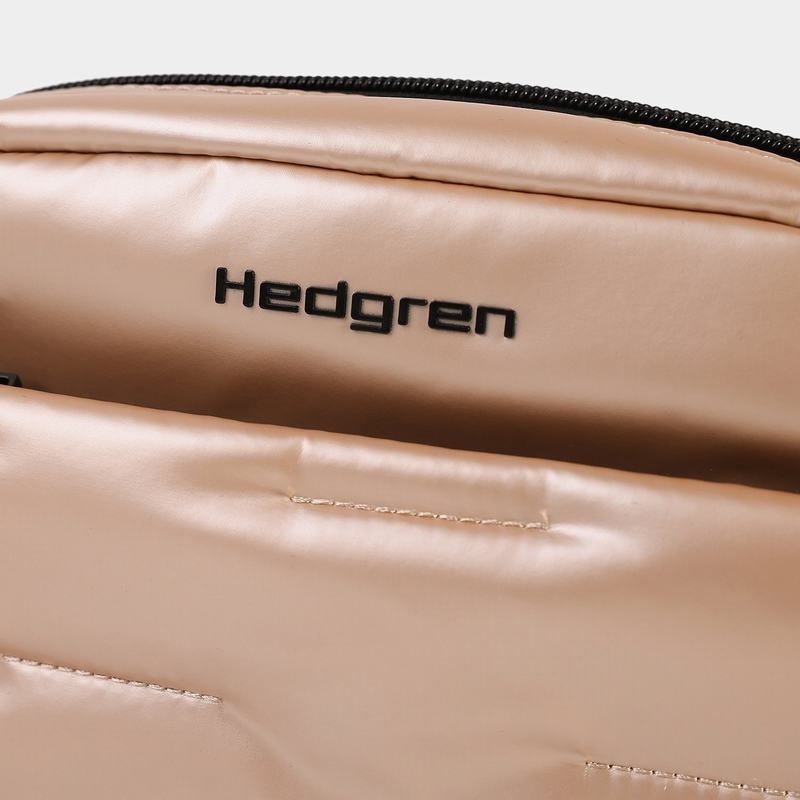 Women's Hedgren Cozy Shoulder Bags Beige | XVW6814ZM