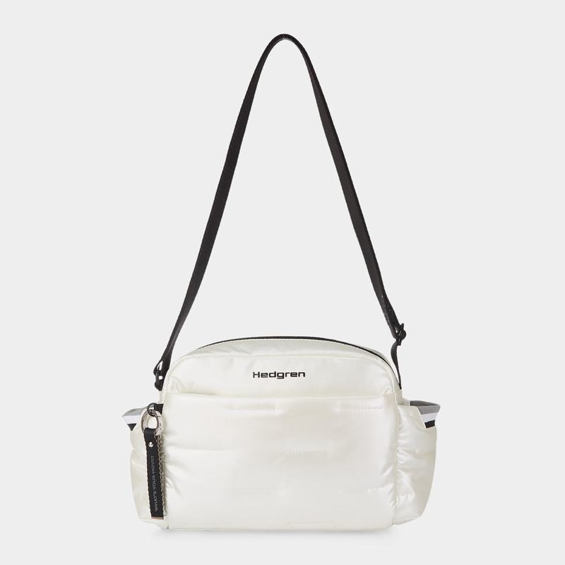 Women's Hedgren Cozy Shoulder Bags White | HHC4778WJ