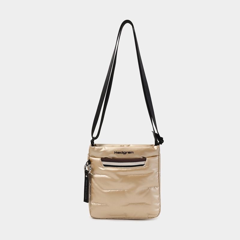 Women's Hedgren Cushy Crossbody Bags Beige | OWM4219AA