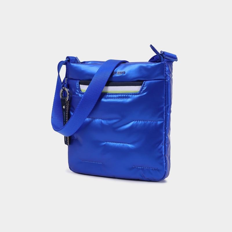 Women's Hedgren Cushy Crossbody Bags Blue | TPV7576JB