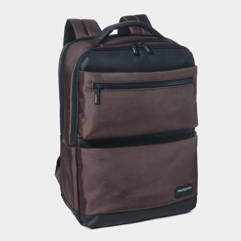 Women's Hedgren Drive Backpacks Brown Black | SRB3963IG