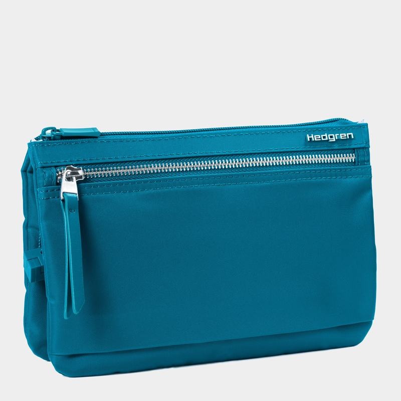 Women's Hedgren Emma Crossbody Bags Blue | NAU2162QS