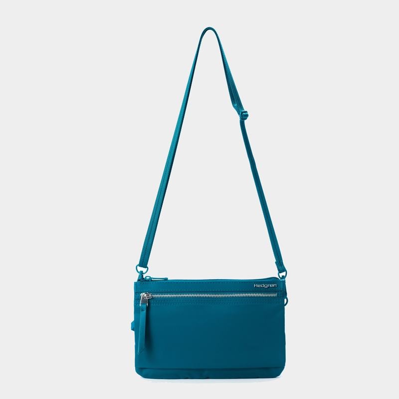 Women's Hedgren Emma Crossbody Bags Blue | NAU2162QS