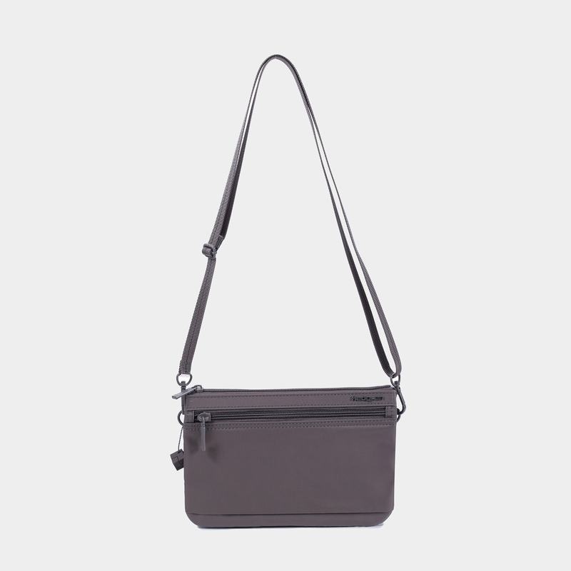 Women's Hedgren Emma Crossbody Bags Grey Brown | DWS1338RP