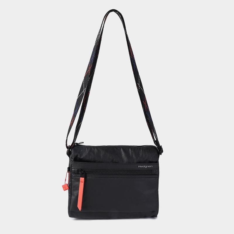 Women's Hedgren Eye Shoulder Bags Black Coral | YJB7692XN