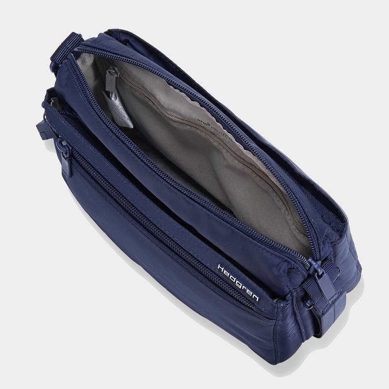 Women's Hedgren Eye Shoulder Bags Dark Blue | HMG5673RQ