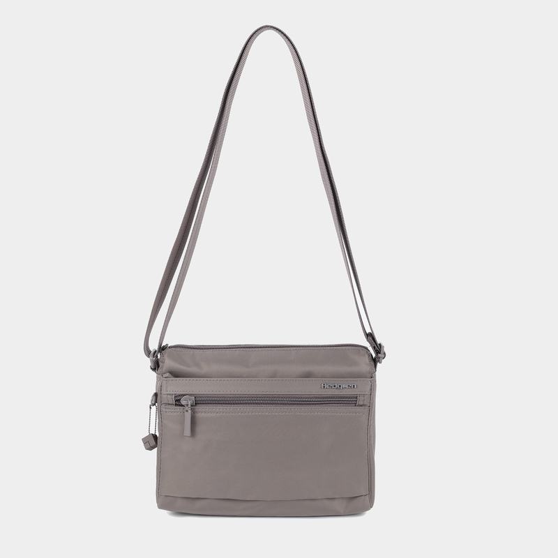 Women's Hedgren Eye Shoulder Bags Grey Brown | QOM5764LI