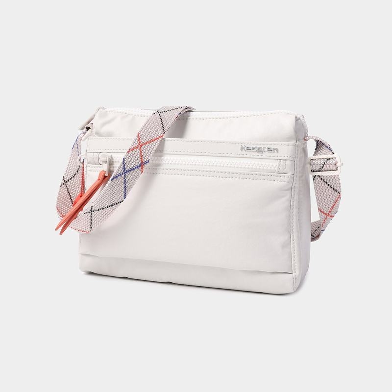 Women's Hedgren Eye Shoulder Bags White Grey | YQP9213NM